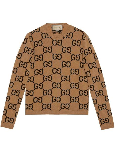 gucci wool jacquard sweater|gucci sweater.